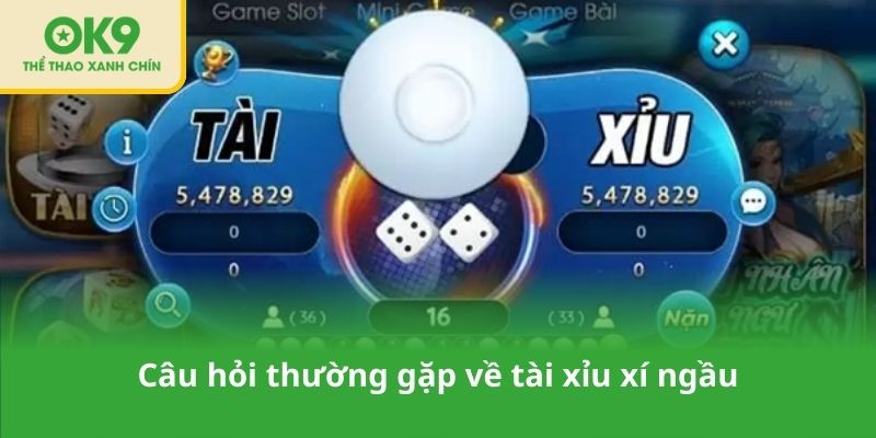 Câu hỏi thường gặp về tài xỉu xí ngầu